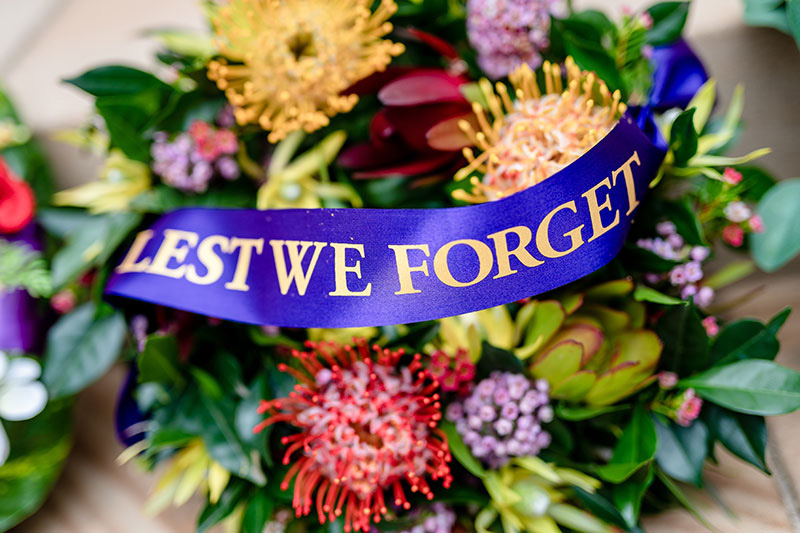 Lest we forget flowers