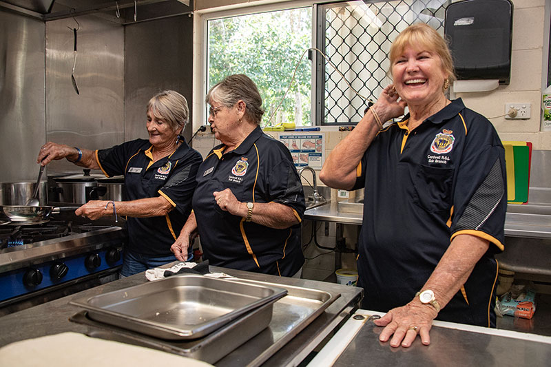 A team of dedicated volunteers keep the Sub Branch going