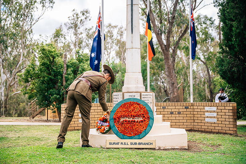 ANZAC Day in Surat, Queensland