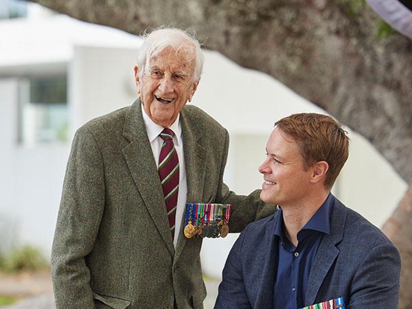 Paralympian Cutis McGrath OAM PLY and Dr Stan Mellick OAM